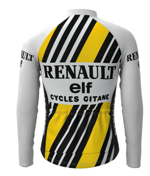 Maillot cycliste RENAULT GITANE Maillot rare & collector des années 80, modèle utilisé uniquement pour le Giro, équipe de Bernard Hinault, made in Franc - Collection