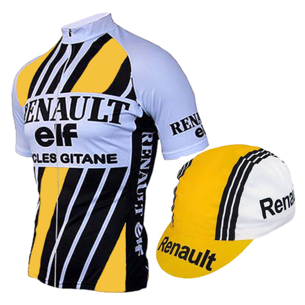 Maillot vélo cyclisme Eroica vintage années 70 Renault Gitane acrylique Maillot vélo cyclisme Eroica vintage années 70 Renault Gitane acrylique