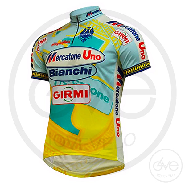 Maillot De Cyclisme Vintage Tommaso Italie - Taille L - Imprimé Multicolore Années 80/90 - Occasion