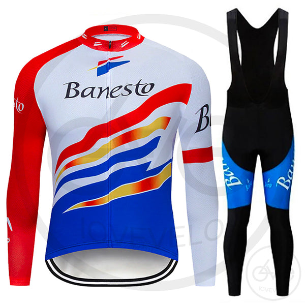 Veste Cycliste Hiver Banesto – Campagnolo – Vintage Barcelone 92 – Taille 5/XL