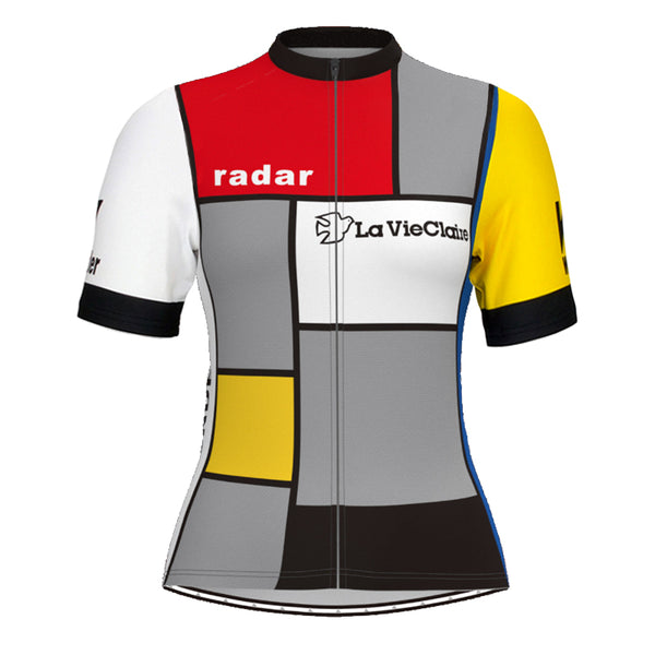 Maillot Cycliste Vintage La Vie Claire Manches Longues – Taille L – Homme – Hinault