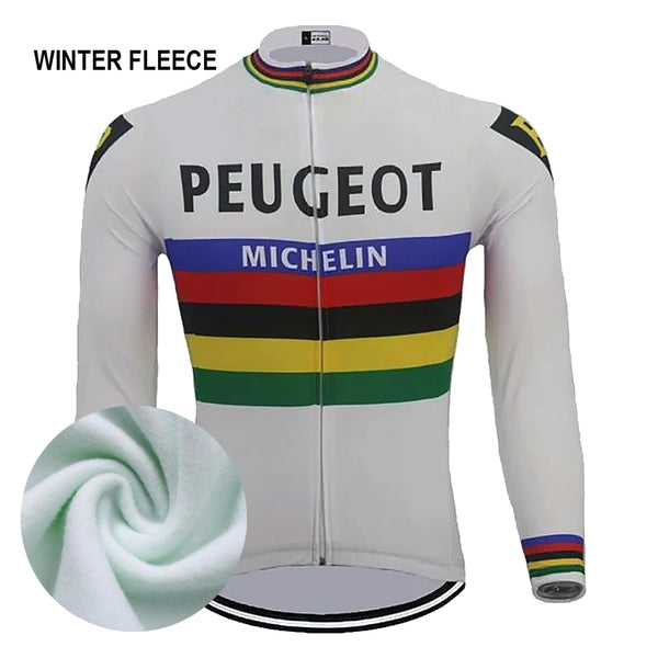 Maillot Cycliste Vintage Peugeot Années 70 – Logo Ancien, Taille S, Bleu