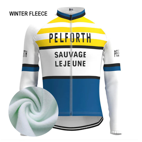 Maillot cycliste cycles LEJEUNE GAULOISES LONGUES vintage shirt jersey maglia M Maillot cycliste cycles LEJEUNE GAULOISES LONGUES vintage shirt jersey maglia M