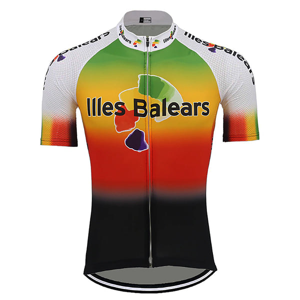 Maillot Cycliste Cyclisme Illes Balears Caisse Epargne, Cuissard, Tenue Vintage 2005