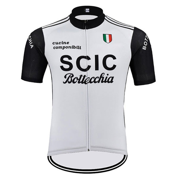 Ancien Maillot De Cyclisme Ginet Bleu En Acrylique - Fabriqué En Yougoslavie - Taille XS