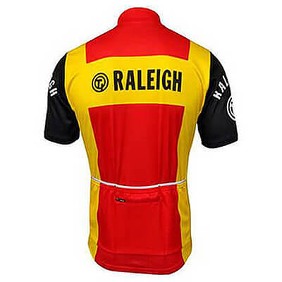Maillot Cycliste Team Raleigh Par MOA - Taille M (4) - Fabriqué En Italie - Occasion Pour Le Vélo
