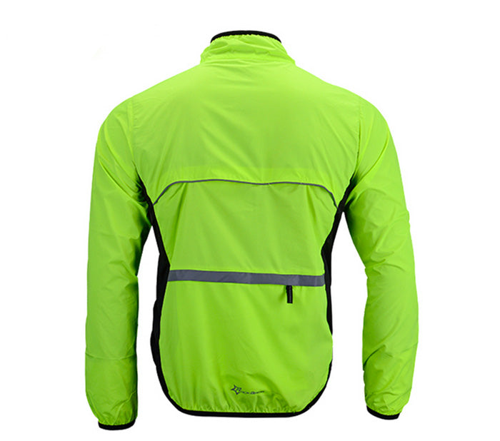 La Veste vélo cycliste Coupe-Vent manches longues OBLIGATOIRE pour les descentes  et pour la pluie inattendue !