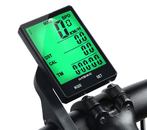 Compteur vélo numérique 15 en 1 à écran LCD - Capteur sans fil - Compteurs  et instruments de mesure - Achat & prix