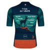 Maillot Design "7 Cols de l'UBAYE" Bleu