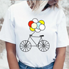 T-SHIRT FEMME MODE CYCLISTE BALLON