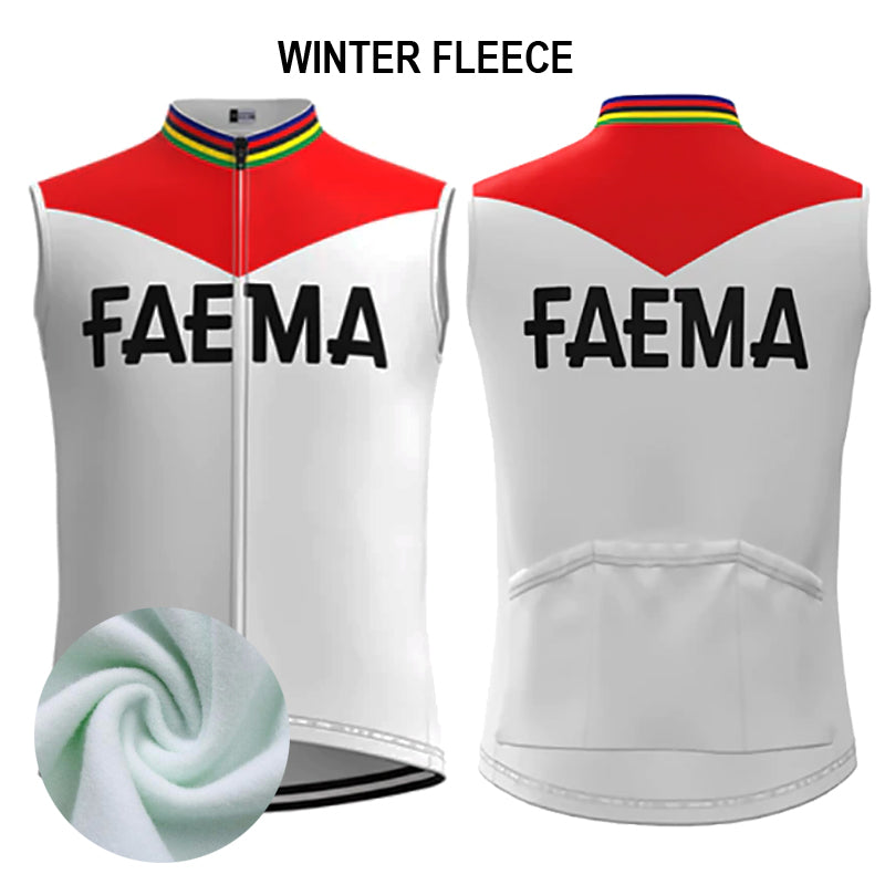 Coupe-Vent Cyclisme Sans Manches HIVER FAEMA