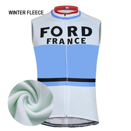 Coupe-Vent Cyclisme Sans Manches HIVER FORD FRANCE