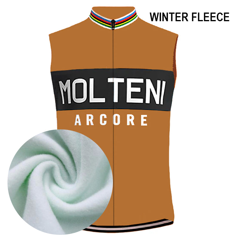Coupe-Vent Cyclisme Sans Manches HIVER MOLTENI SAVANE