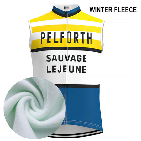 Coupe-Vent Cyclisme Sans Manches HIVER PELFORTH LEJEUNE