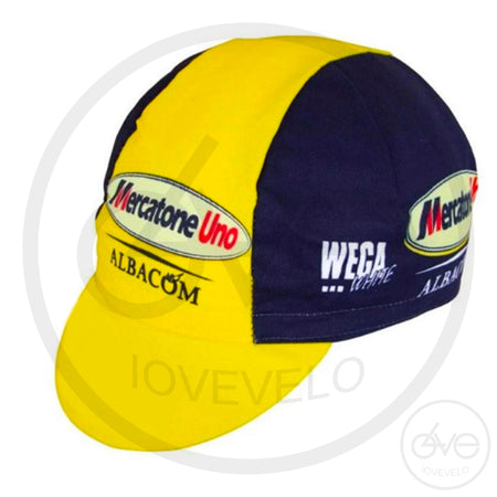 Casquette Vintage MERCATONE UNO ALBACOM JAUNE
