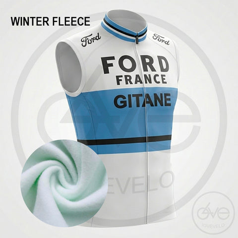 COUPE-VENT HIVER CYCLISTE SANS MANCHES