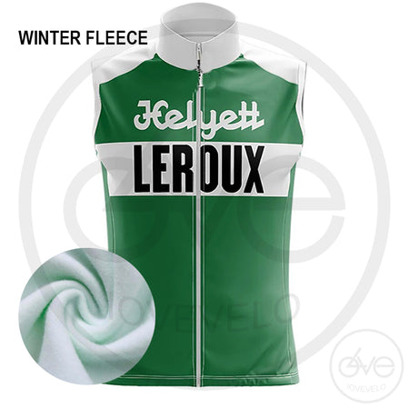 Coupe-Vent Cyclisme Sans Manches HIVER HELYETT LEROUX