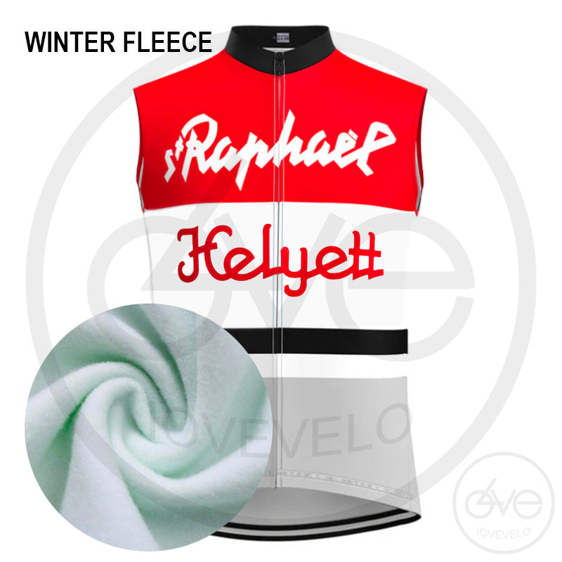 Coupe-Vent Cyclisme Sans Manches HIVER SAINT-RAPHAEL-HELYETT