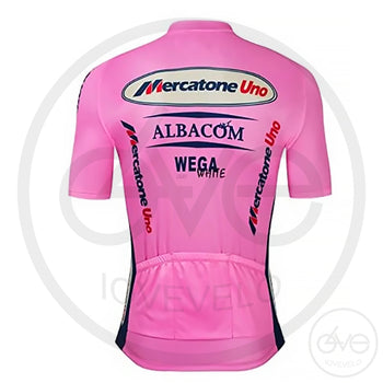Maillot Vintage MERCATONE UNO ALBACOM WEGA ROSE