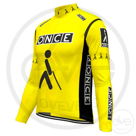 Maillot Long Eté Vintage ONCE JAUNE
