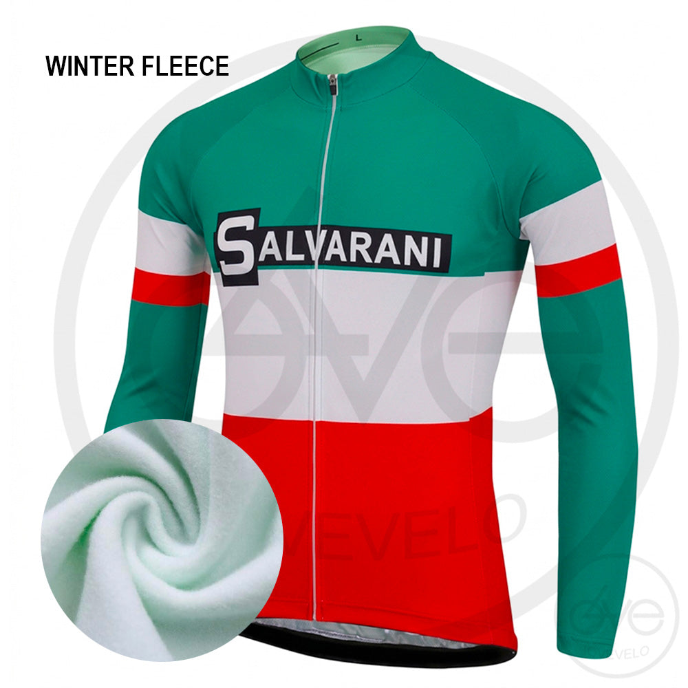 Maillot Hiver Vintage SALVARANI Champion d'ITALIE