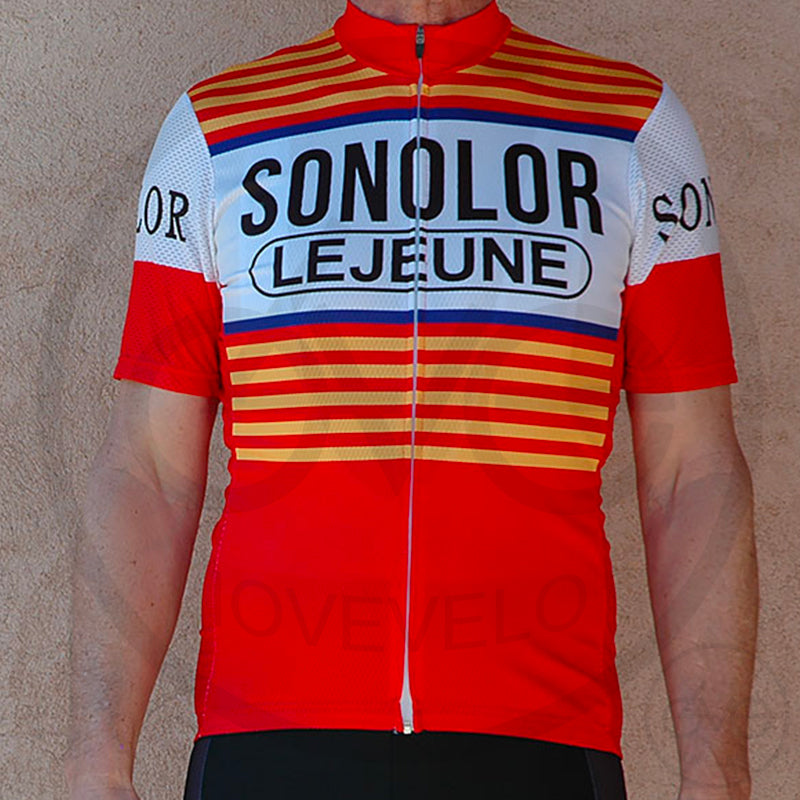 Maillot cycliste vintage UCS COSNE SUR LOIRE vintage poche devant shirt