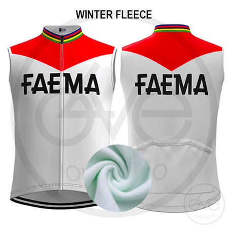 Coupe-Vent Cyclisme Sans Manches HIVER FAEMA
