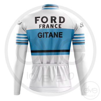 Maillot Long Eté Vintage FORD FRANCE