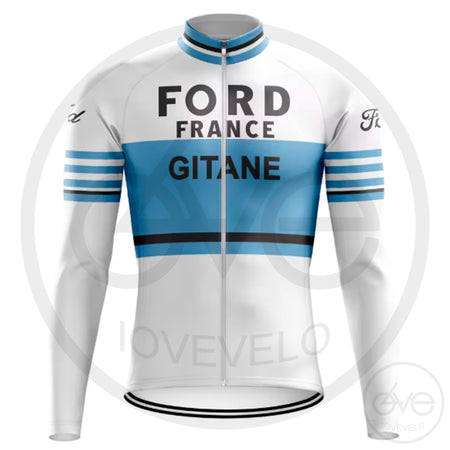 Maillot Long Eté Vintage FORD FRANCE