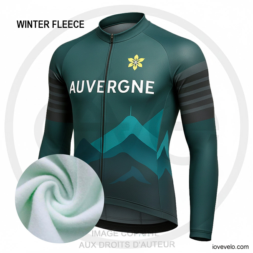 Maillot Manches Longues HIVER Design "AUVERGNE"