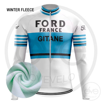 Maillot Hiver Vintage FORD FRANCE
