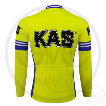 Maillot Hiver Vintage KAS JAUNE