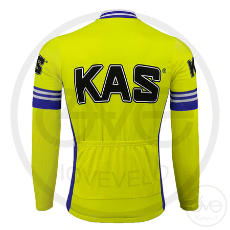 Maillot Hiver Vintage KAS JAUNE