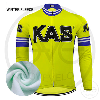 Maillot Hiver Vintage KAS JAUNE