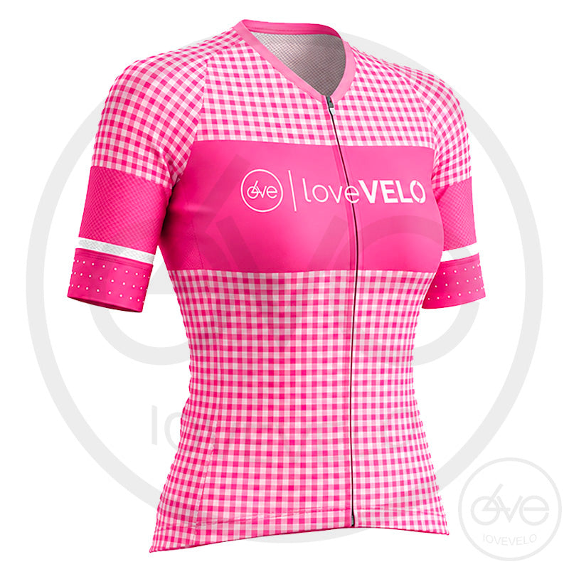 Tenue Eté Maillot ou Cuissard FEMME VICHY Rose