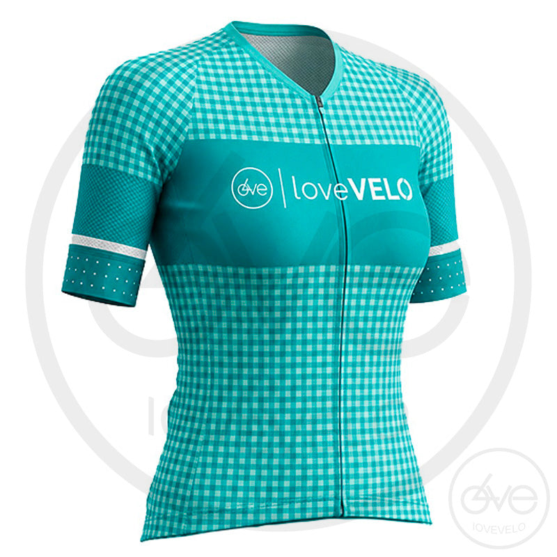 Tenue Eté Maillot ou Cuissard FEMME VICHY VERT
