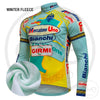 Maillot Hiver Vintage MERCATONE UNO Vert Céleste 1998