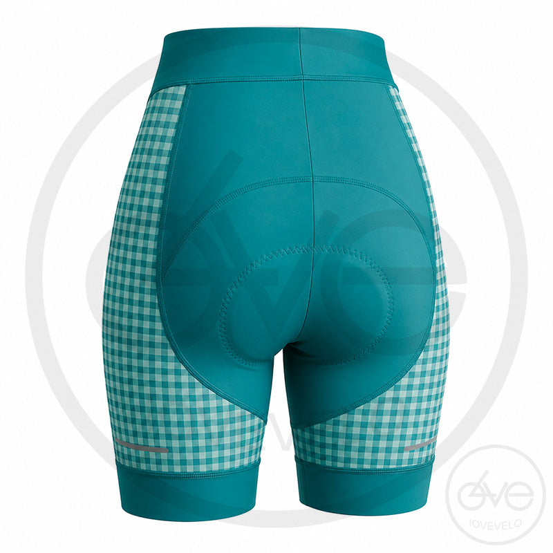 Tenue Eté Maillot ou Cuissard FEMME VICHY VERT