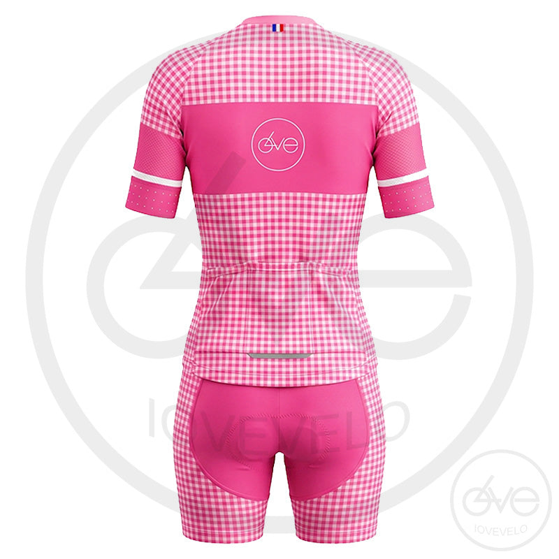 Tenue Eté Maillot ou Cuissard FEMME VICHY Rose