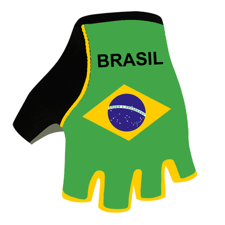 Gants Cyclistes EQUIPE NATIONALE DU BRESIL