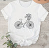 T-SHIRT FEMME MODE CYCLISTE