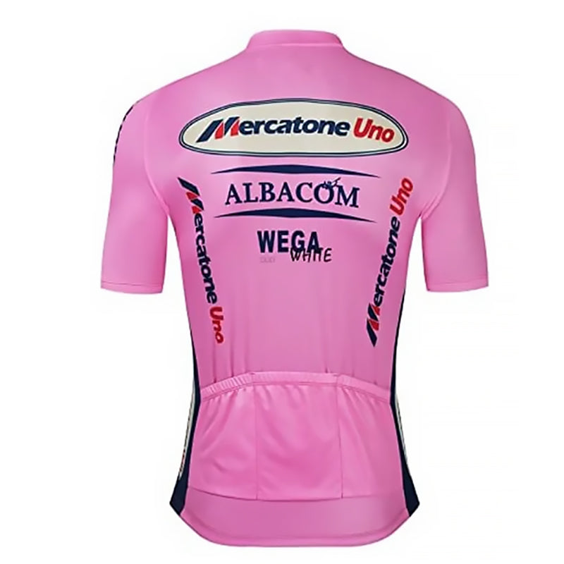 Maillot de cyclisme rétro Team Mercatone Uno Marco Pantani Maillot de cyclisme rétro Team Mercatone Uno Marco Pantani