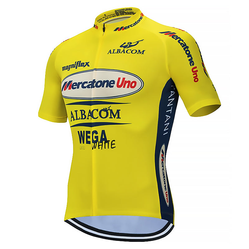 PACK MAILLOT + GANTS MERCATONE UNO ALBACOM JAUNE