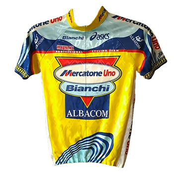 Maillot Vintage MERCATONE UNO Vert Jaune Bleu