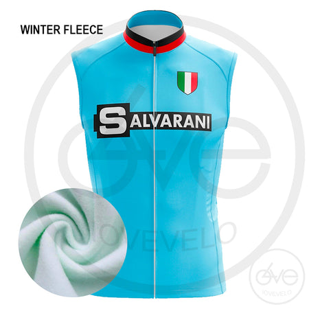 Coupe-Vent Cyclisme Sans Manches HIVER SALVARANI