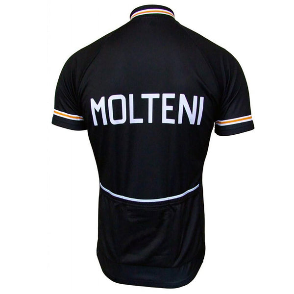 SOLDE MAILLOT MOLTENI NOIR Tailles S-XL