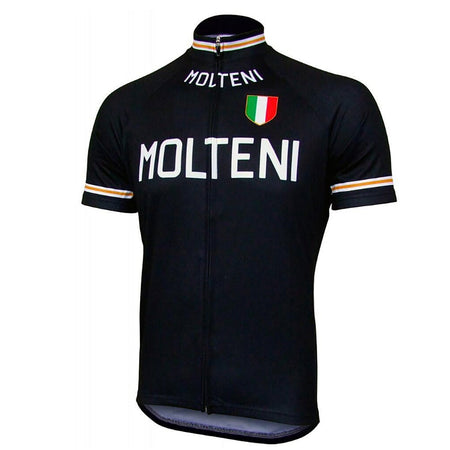 SOLDE MAILLOT MOLTENI NOIR Tailles S-XL