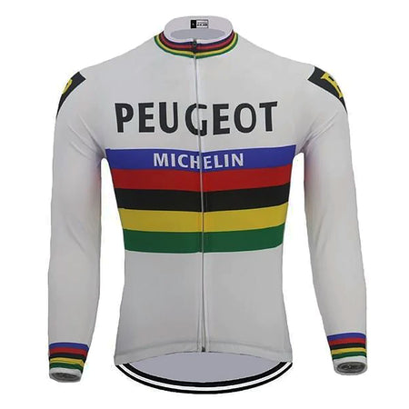 Maillot Long Eté Vintage CHAMPION DU MONDE PEUGEOT