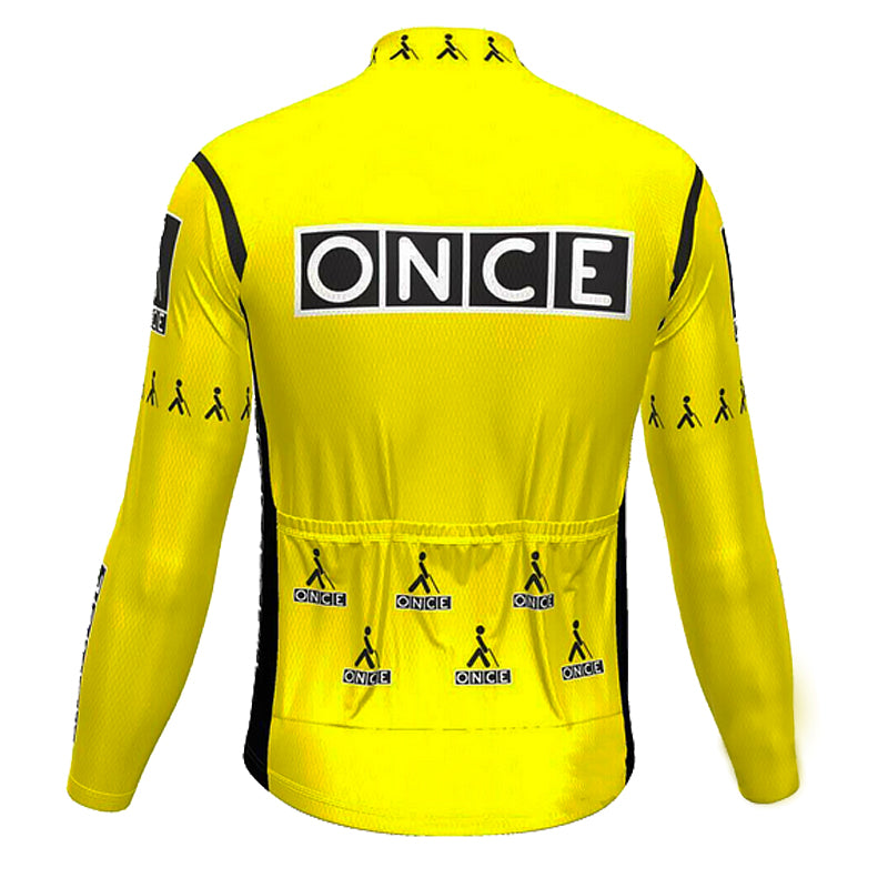 Maillot Hiver Vintage ONCE JAUNE