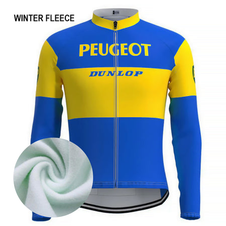 Maillot Hiver Vintage PEUGEOT DUNLOP
